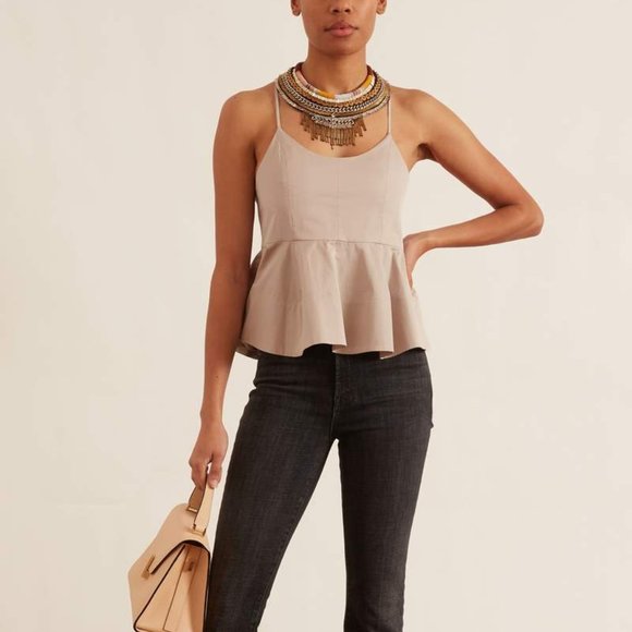 NWT Tibi New York Striped Organza Ruffle Cami.  4 - Picture 2 of 2